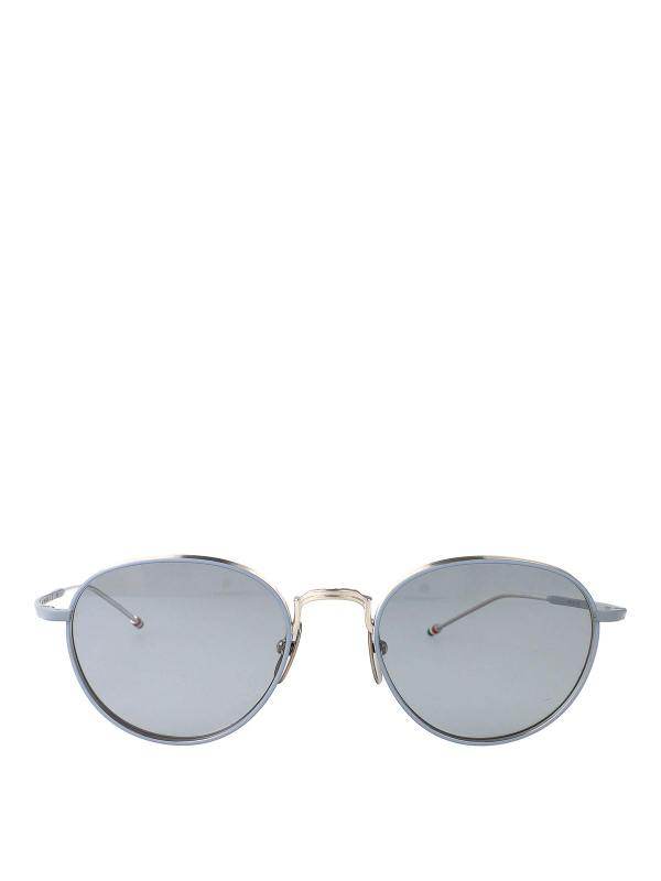 Thom Browne Lunettes De Soleil - Argent