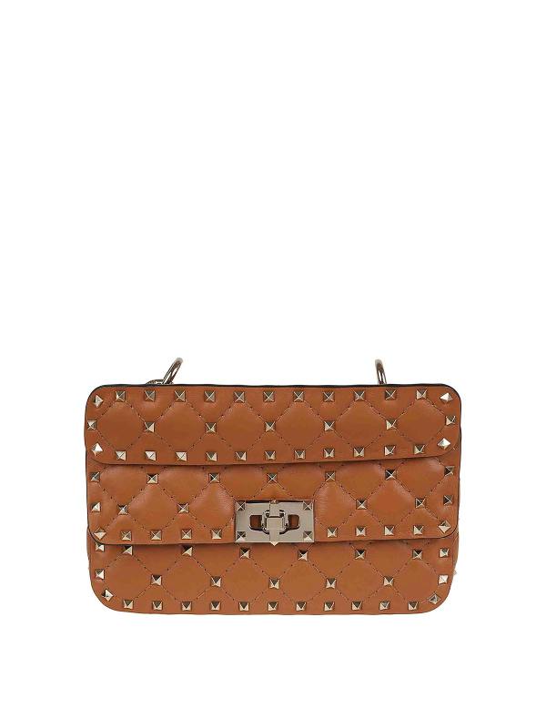 Valentino Garavani Sac Porté Épaule - Or Blanc