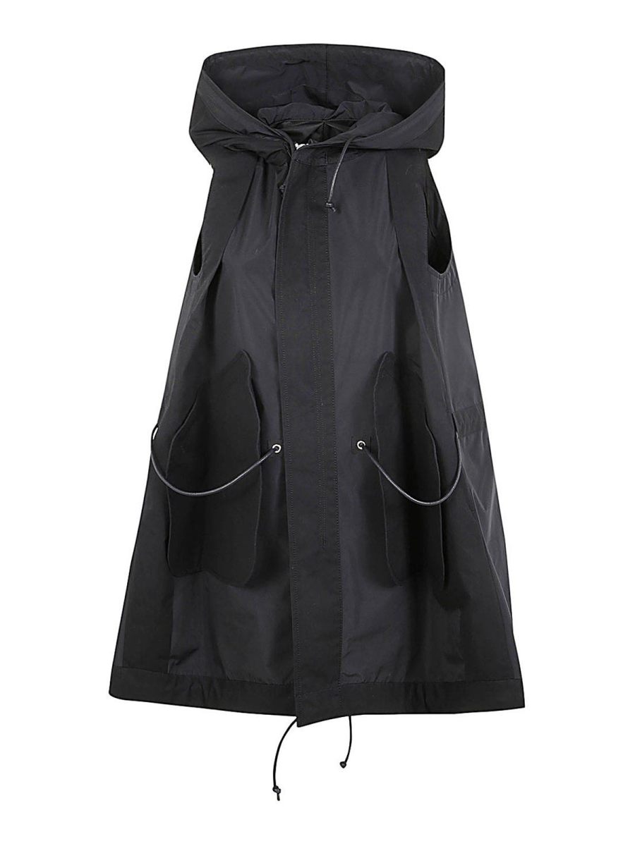 Sacai Manteau Rembourré - Noir