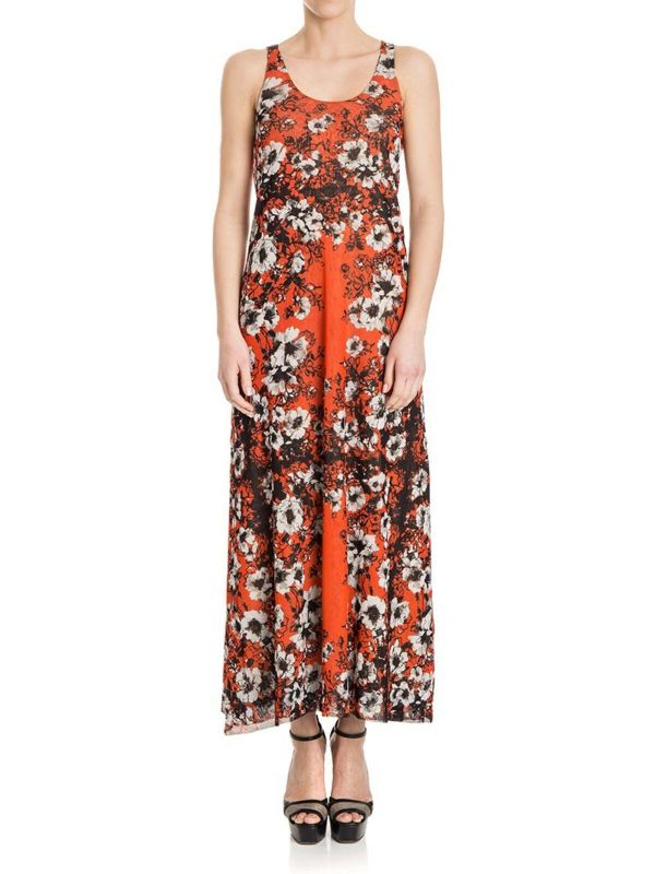 Fuzzi Robe Au Genou - Orange