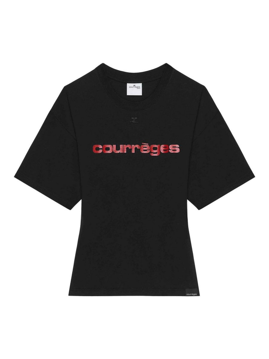 Courreges T-Shirt - Noir