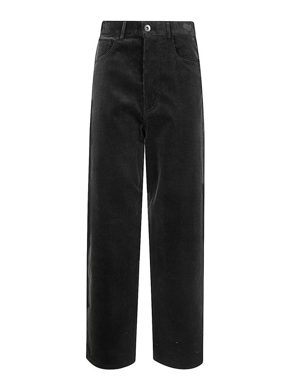 Auralee Pantalons Décontractés - Marron