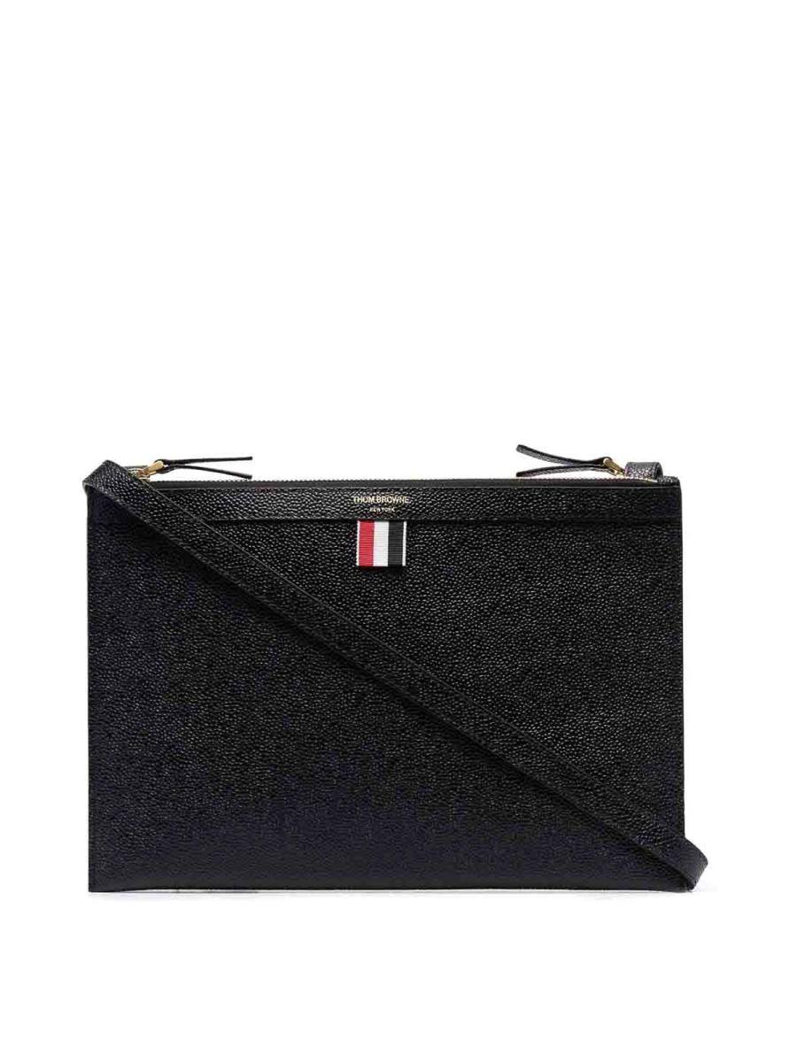 Thom Browne Sac Bandoulière - Noir