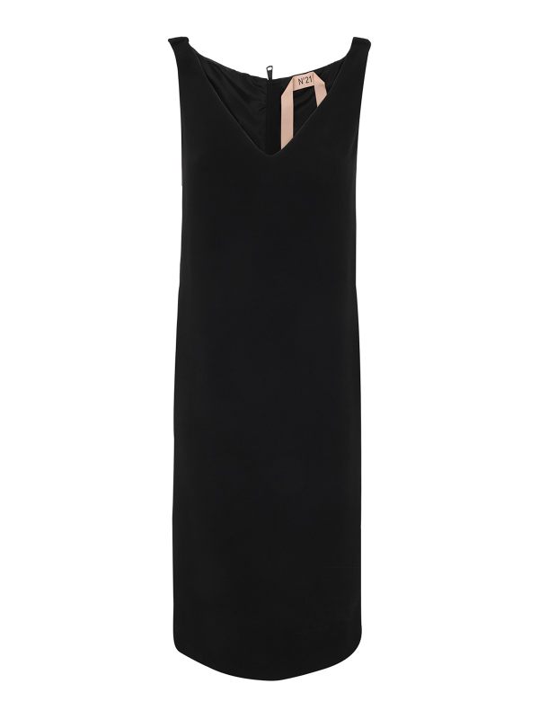 N°21 Robe Au Genou - Noir