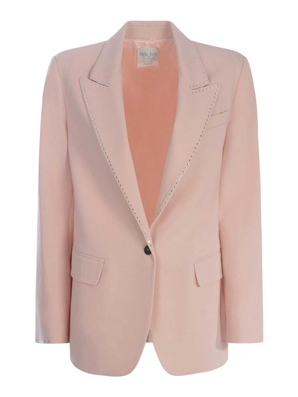Forte Forte Veste Casual - Couleur Chair