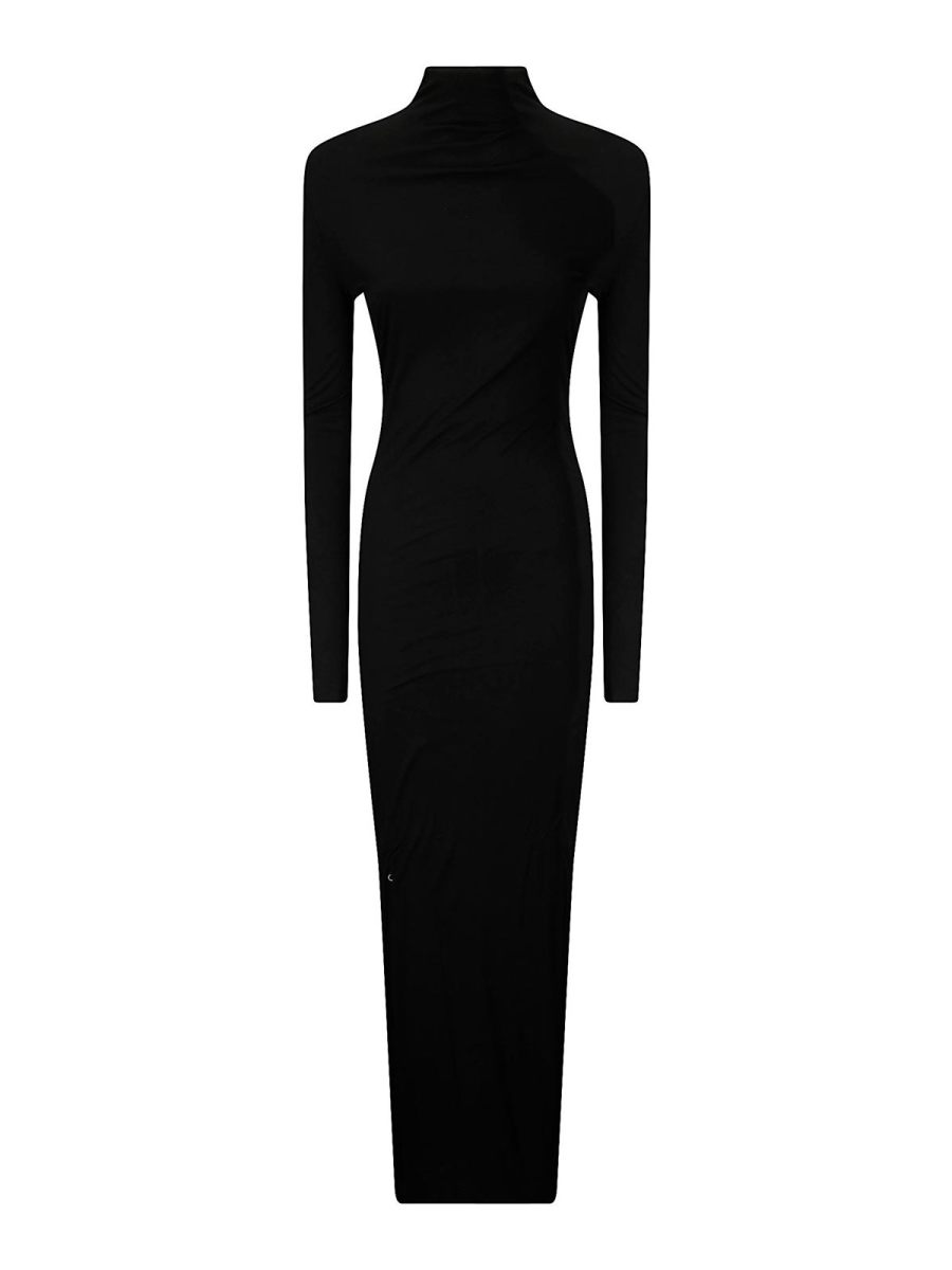 Khaite Robe Au Genou - Noir