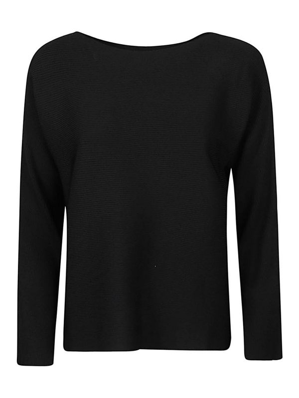Liviana Conti Pull Col Rond - Noir