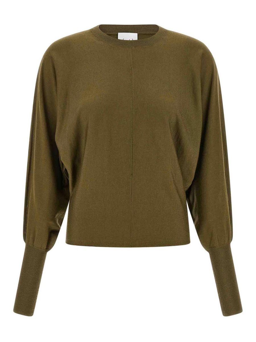Nude Pull Col Rond - Vert