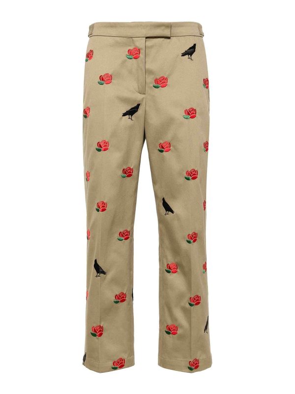 Thom Browne Pantalons Décontractés - Camel
