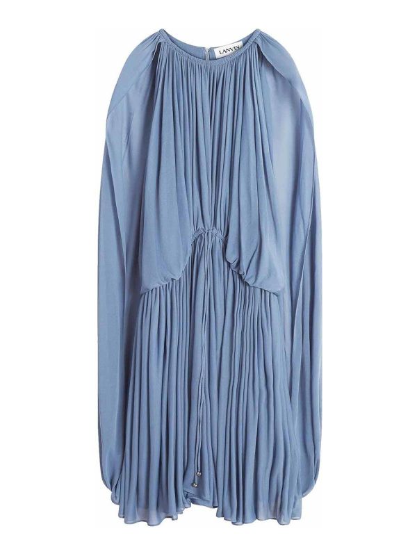 Lanvin Robe Au Genou - Bleu Clair