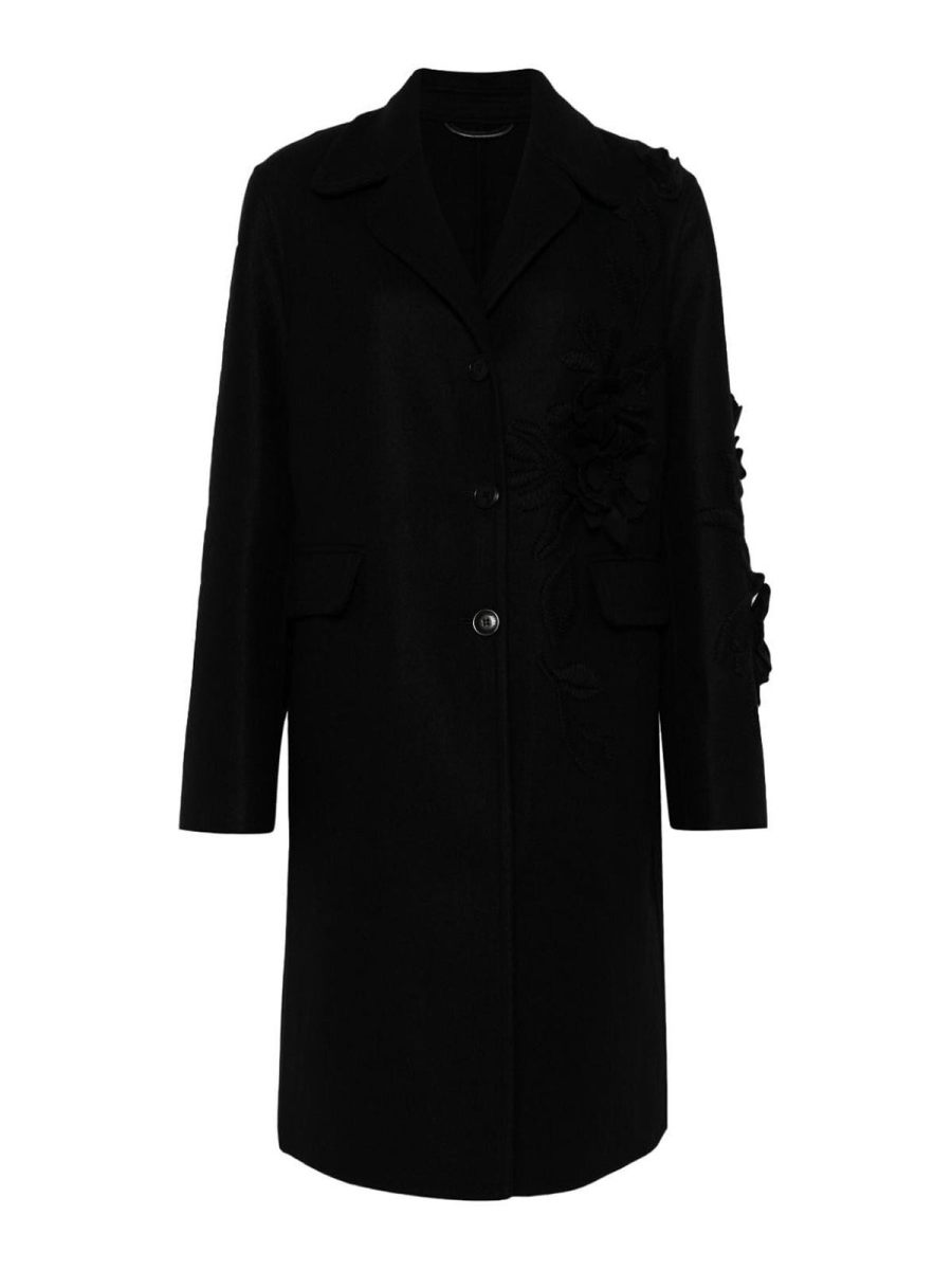 Ermanno Scervino Manteau Court - Noir