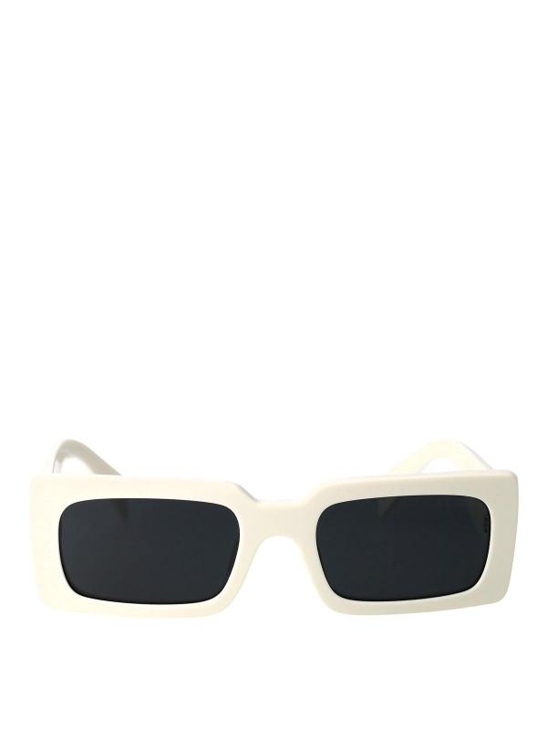 Prada Lunettes De Soleil - Blanc