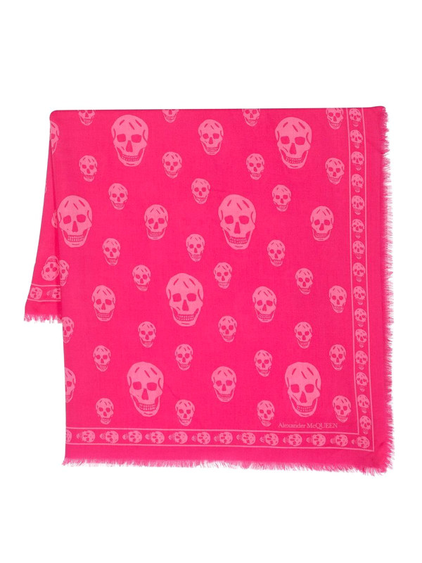 Alexander Mcqueen Étole - Fuchsia