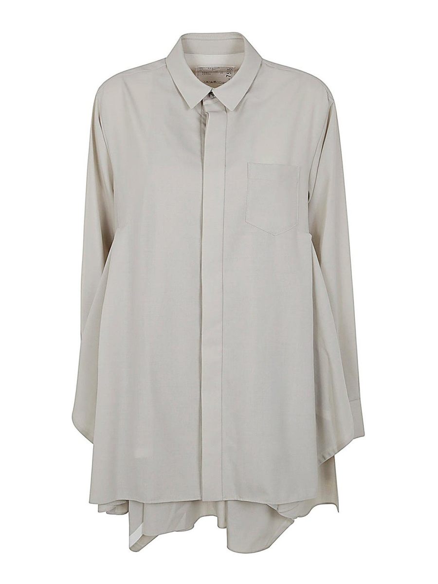 Sacai Robe Courte - Couleur Chair