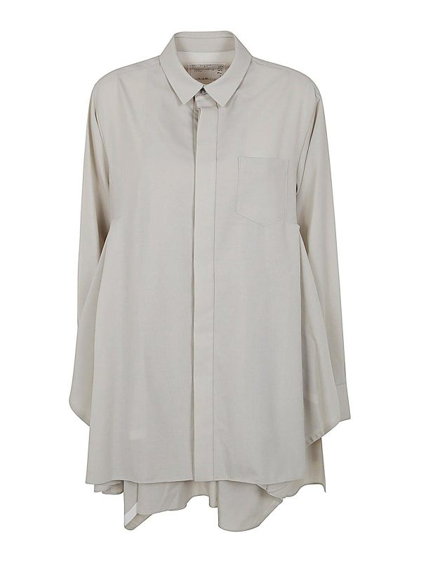 Sacai Robe Courte - Couleur Chair