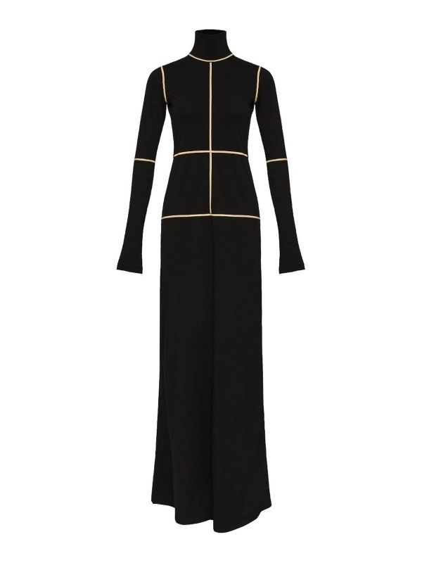MM6 Maison Margiela Robe Au Genou - Noir
