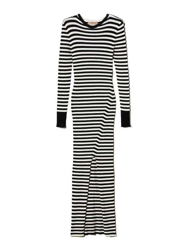 Twinset Robe Au Genou - Noir