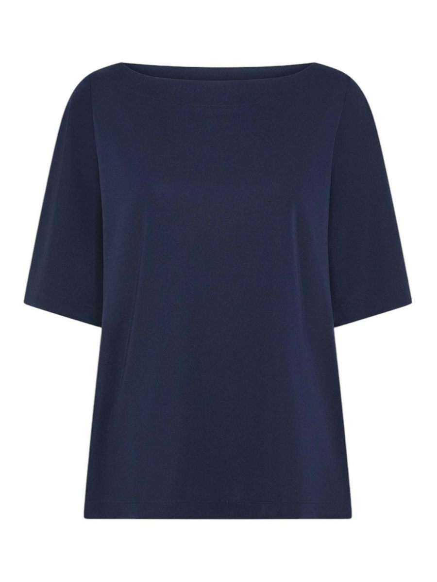 Seventy Pull Col Bateau - Bleu