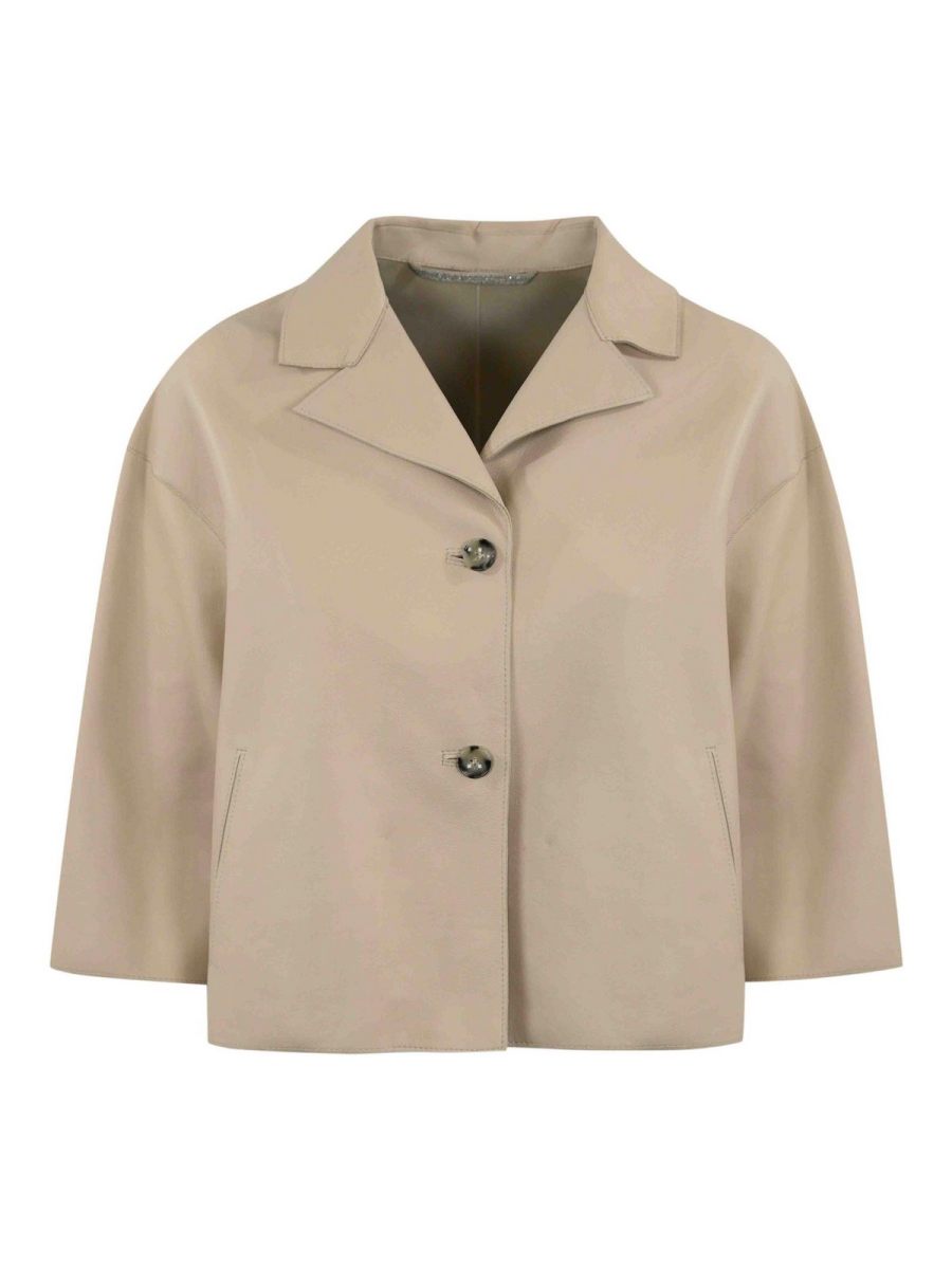 Leather Authority Blouson En Cuir - Blanc