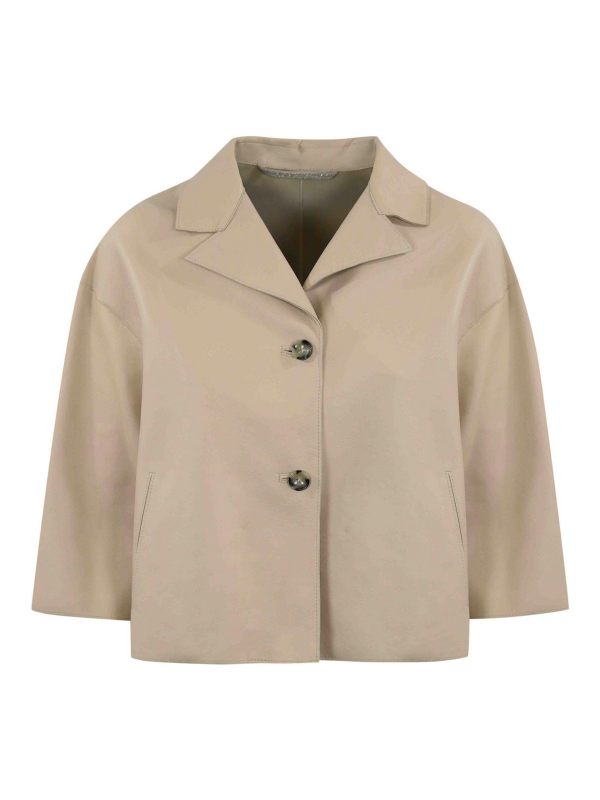 Leather Authority Blouson En Cuir - Blanc