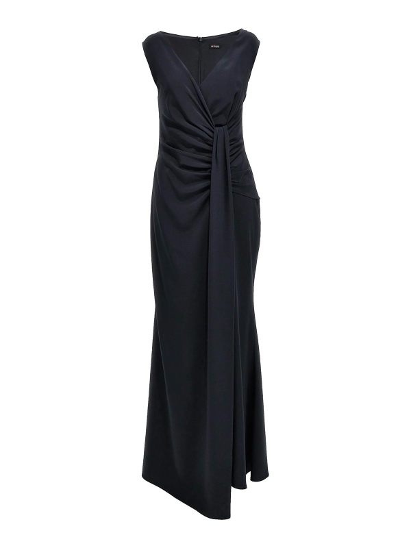 Kiton Maxi Robe - Bleu