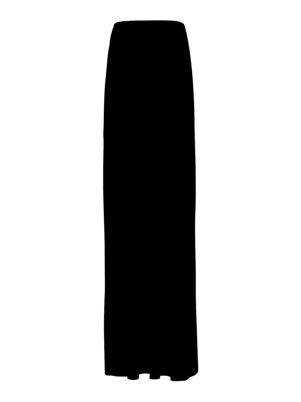 Ann Demeulemeester Jupe Midi - Noir