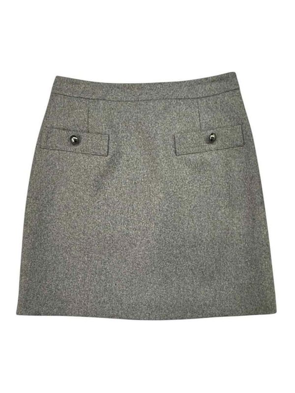 Fay Mini Jupe - Gris