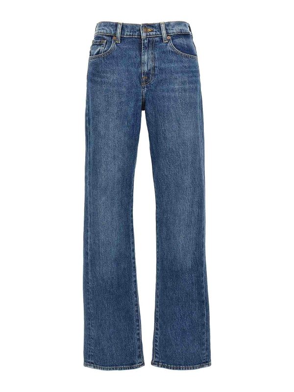 7 For All Mankind Jean Bootcut - Bleu