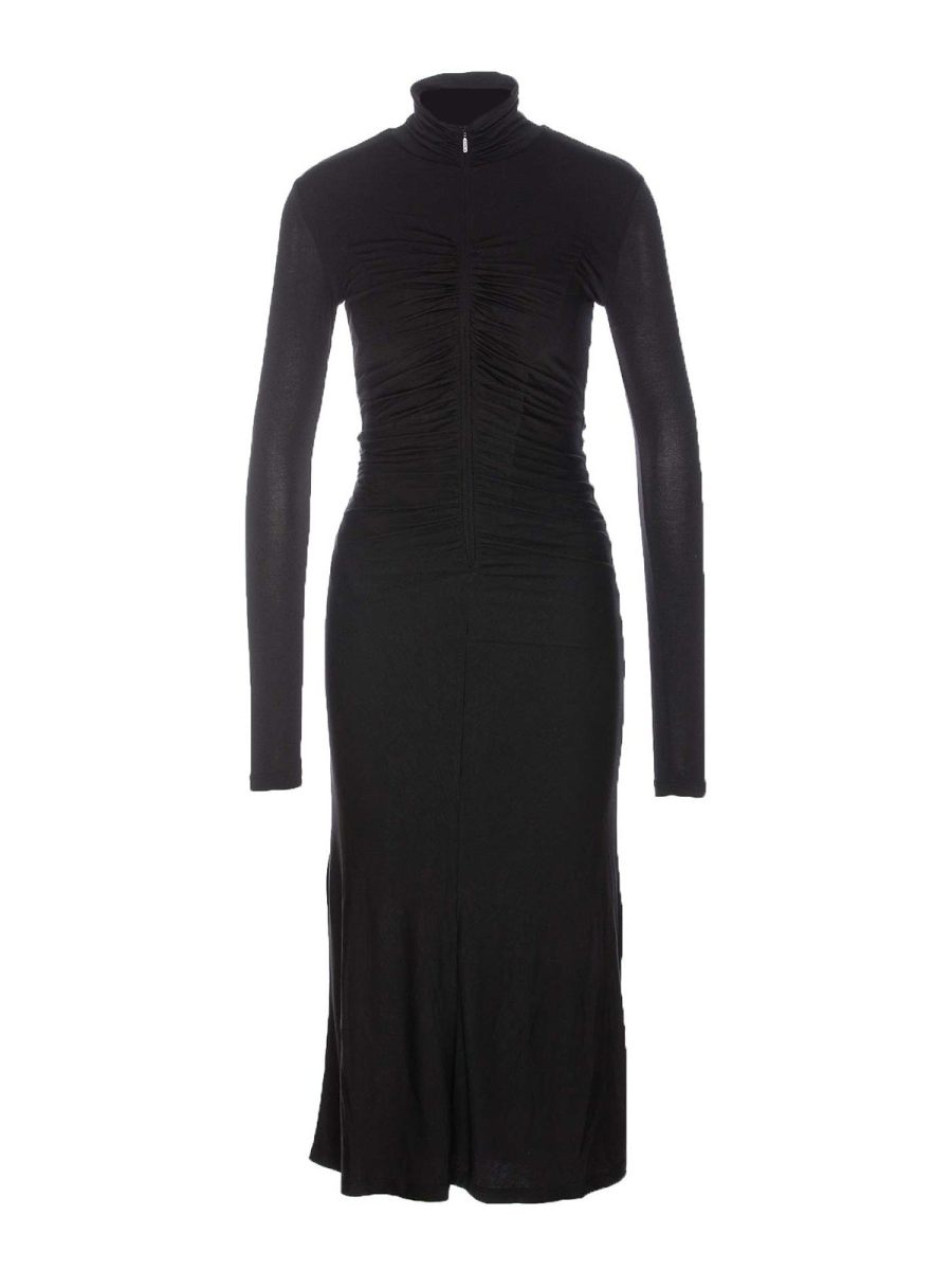 Pinko Robe Au Genou - Noir