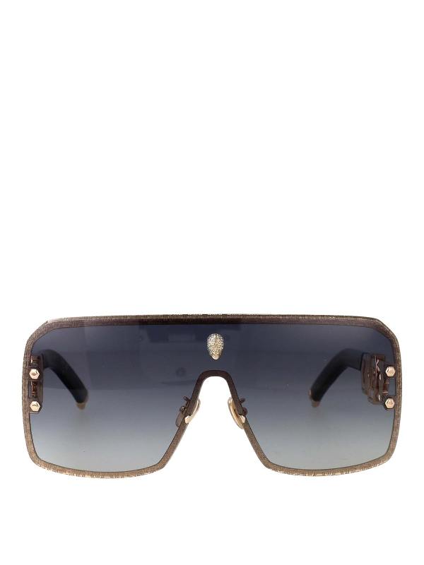 Philipp Plein Lunettes De Soleil - Or