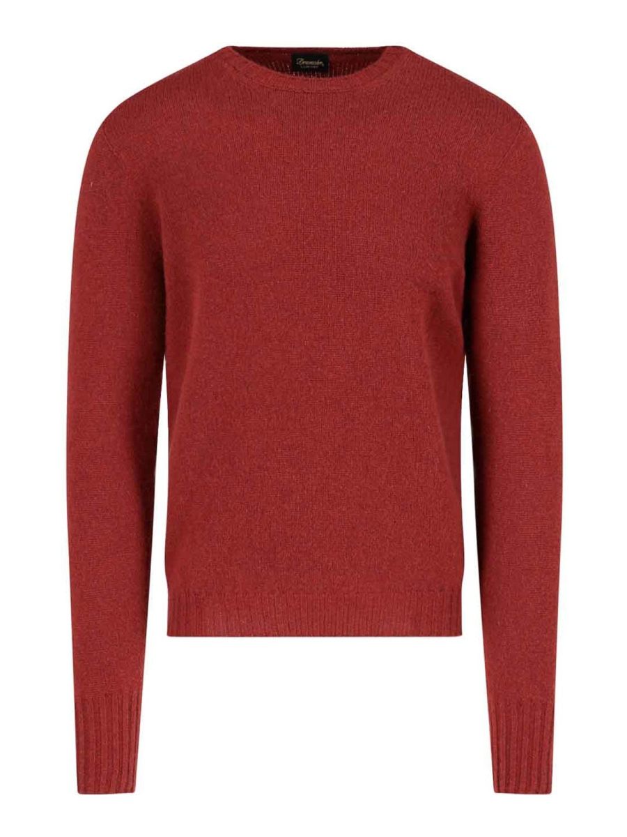 Drumohr Pull Col Bateau - Rouge
