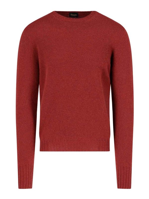 Drumohr Pull Col Bateau - Rouge