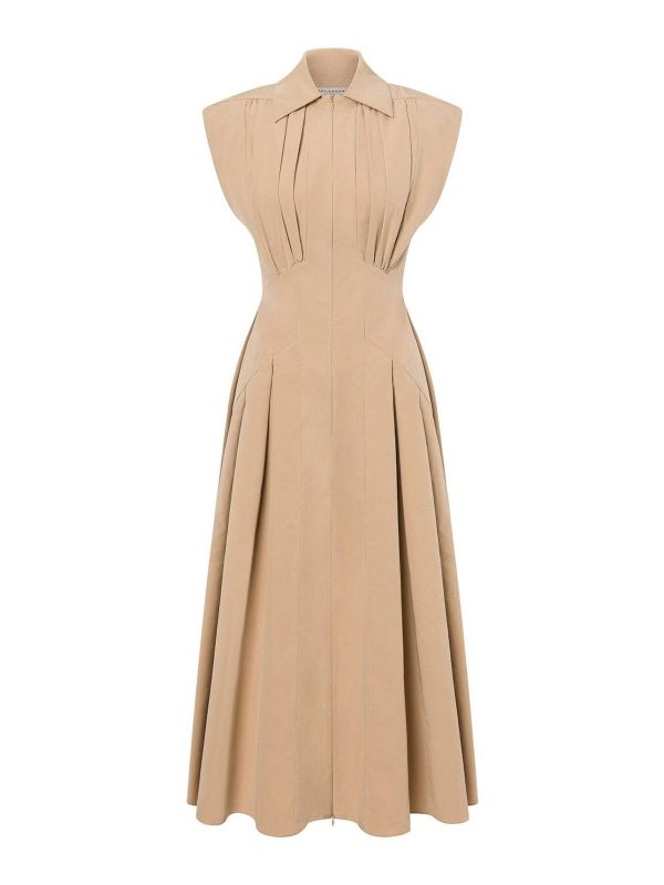 Philosophy di Lorenzo Serafini Robe Au Genou - Beige