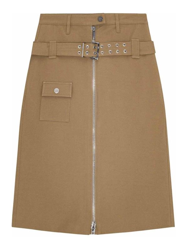 Ganni Jupe Midi - Beige