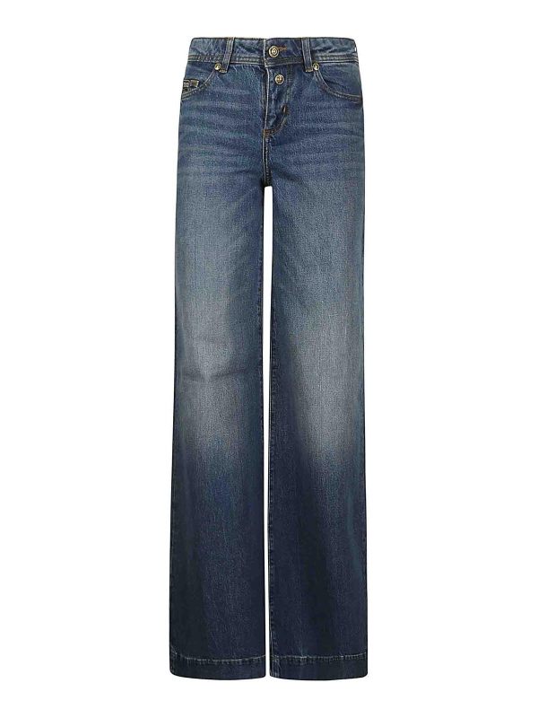 Versace Jeans Couture Jean Droit - Délavé