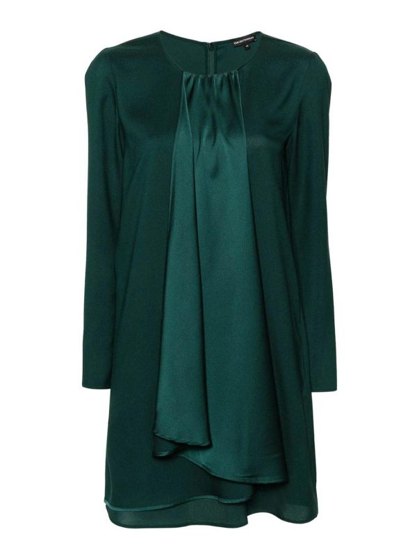 Emporio Armani Robe Courte - Vert