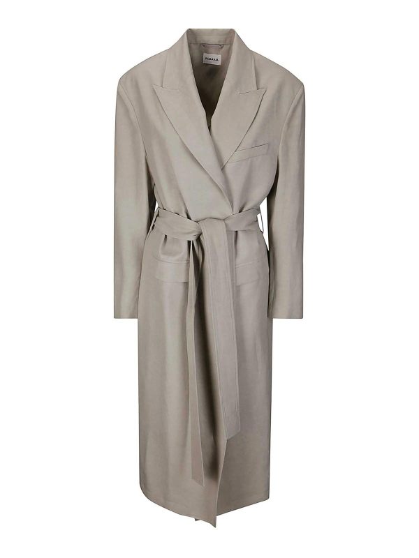 P. A.R. O.S. H. Manteau Court - Rose Clair