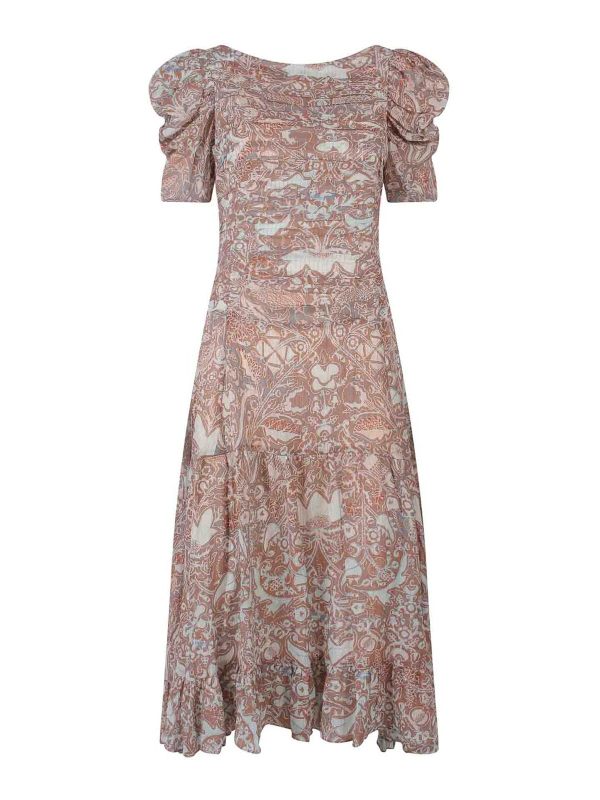 Ulla Johnson Robe Courte - Beige