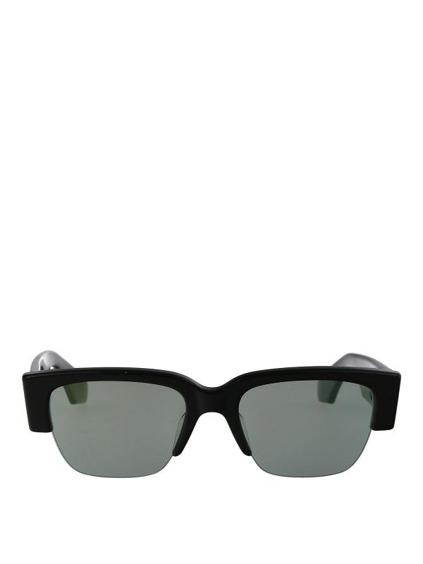 Alexander Mcqueen Lunettes De Soleil - Noir