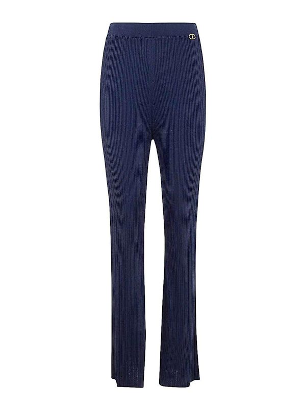 Twinset Pantalons Décontractés - Bleu