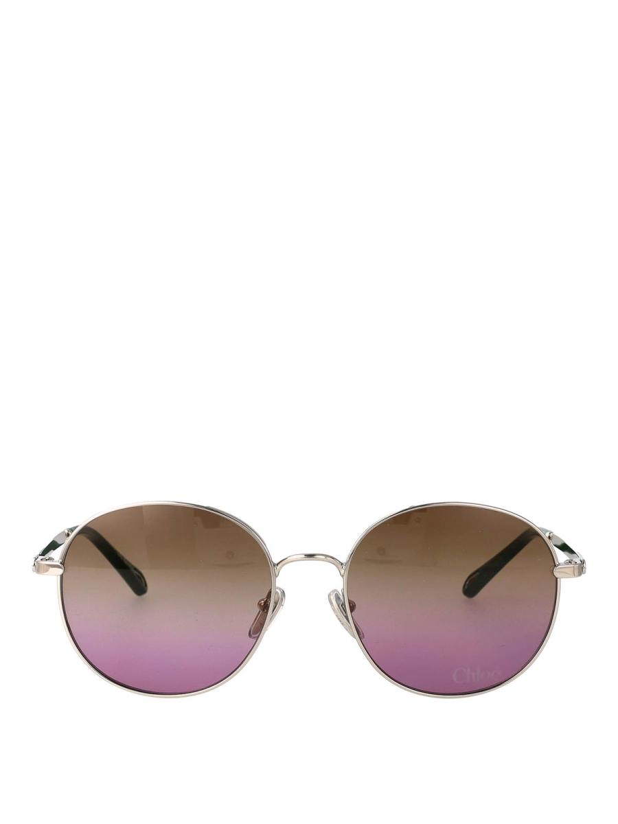Chloe' Lunettes De Soleil - Argent