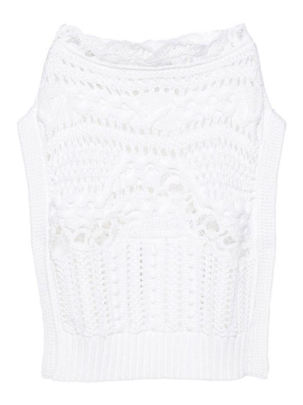 Ermanno Scervino Top - Blanc