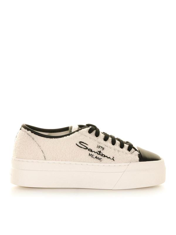 Santoni Baskets - Blanc