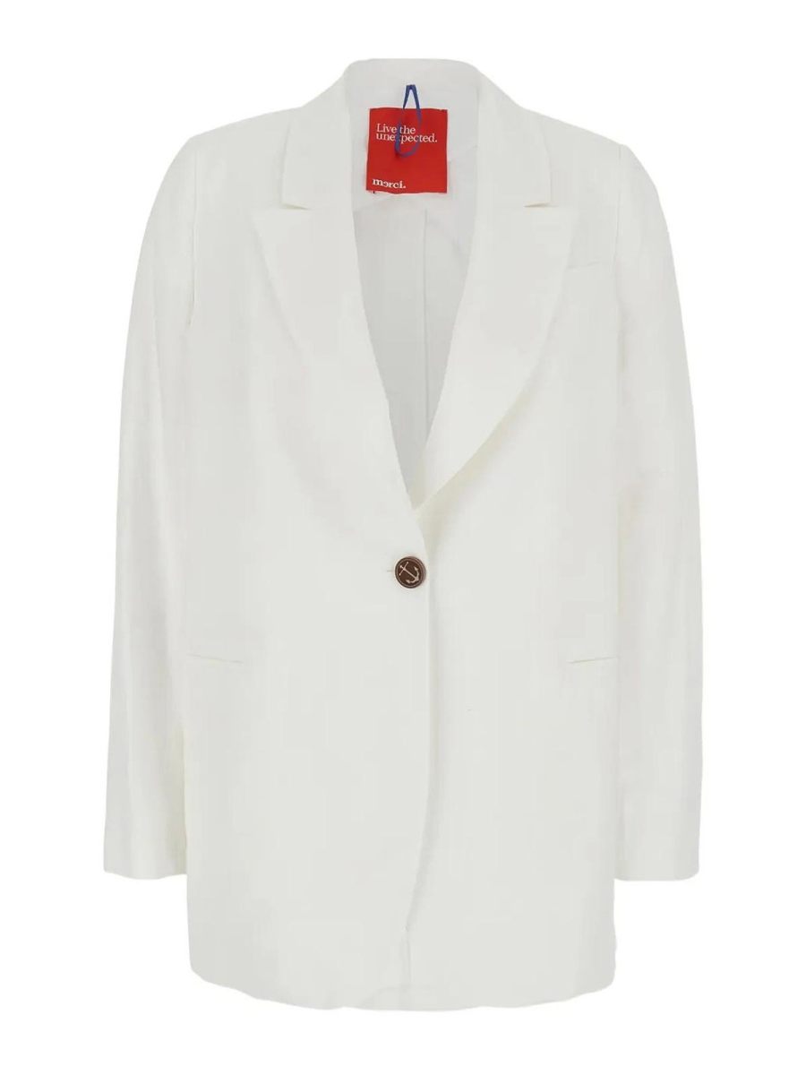 Merci Veste Casual - Blanc