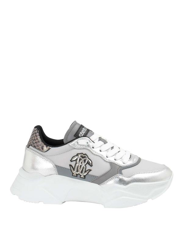 Roberto Cavalli Baskets - Argent