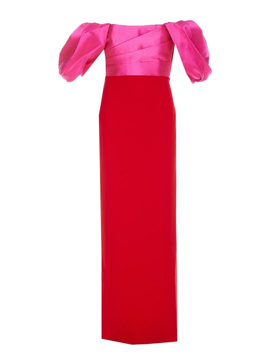 Solace London Maxi Robe - Rouge