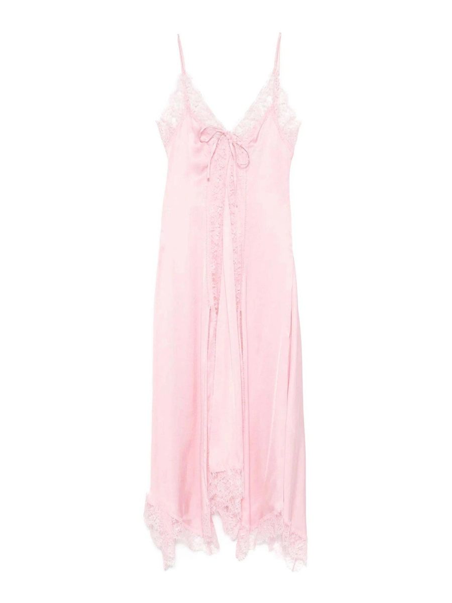 Ermanno Firenze Robe Au Genou - Rose Clair