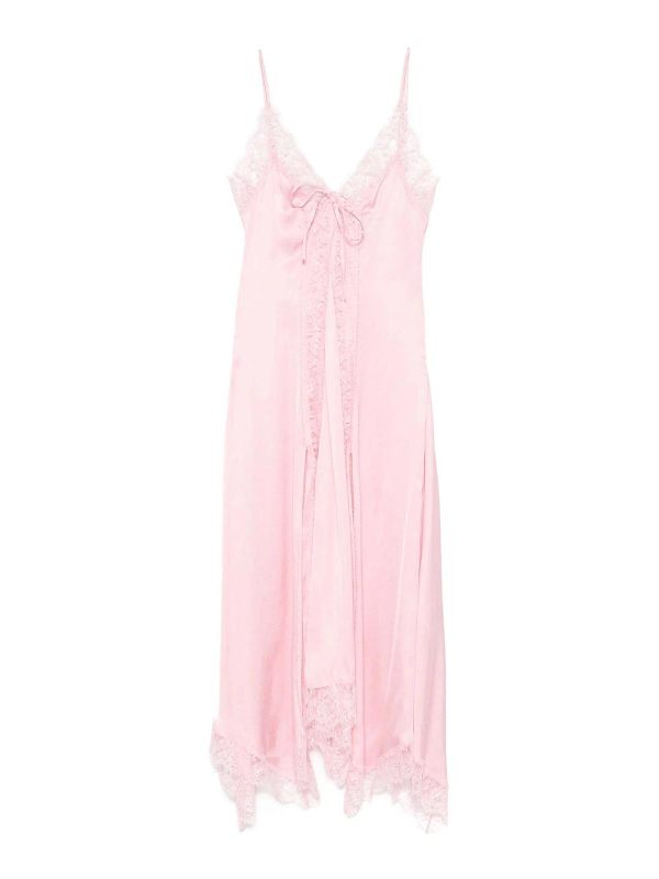 Ermanno Firenze Robe Au Genou - Rose Clair