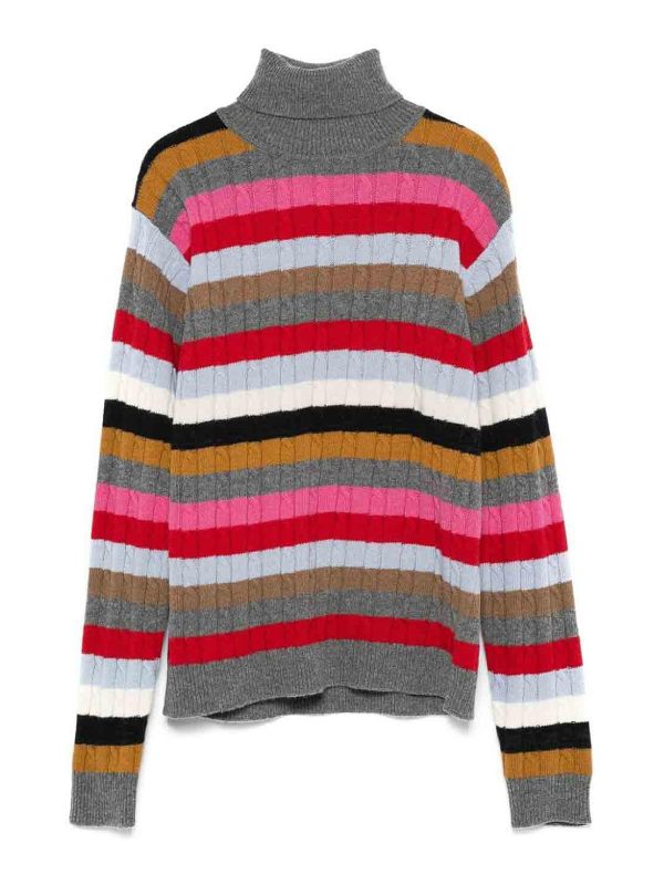 Semicouture Pull Col Rond - Multicolore