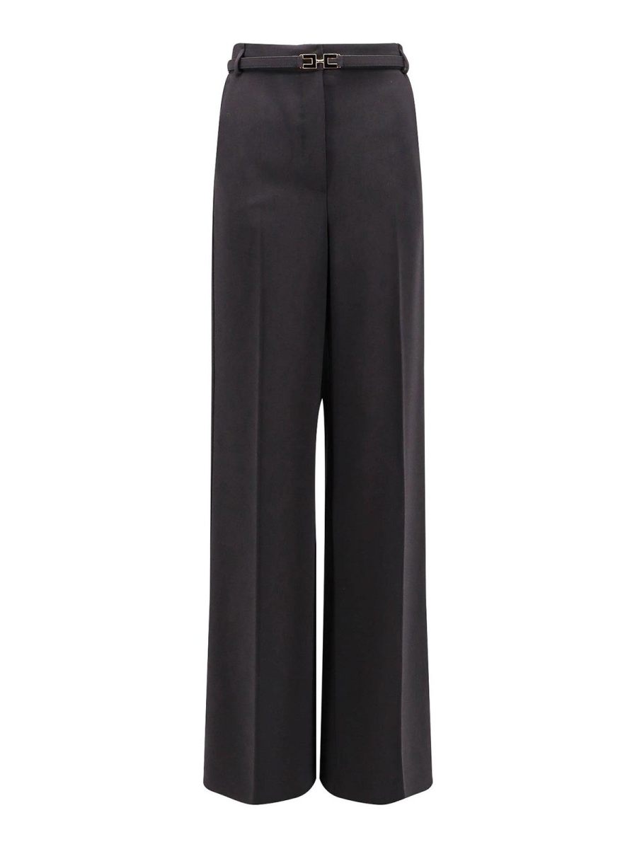 Elisabetta Franchi Pantalons Décontractés - Noir